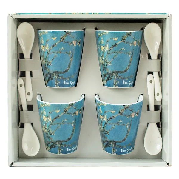 Coffret 4 petites tasses Van Gogh