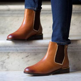 bottines cuir