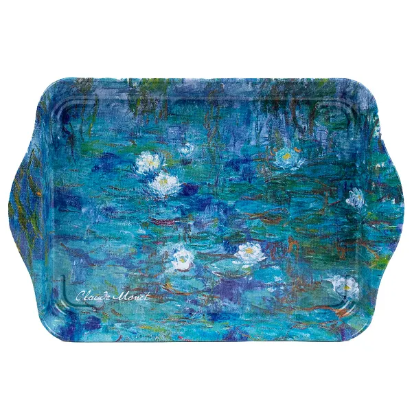 Petit plateau Claude Monet fleurs