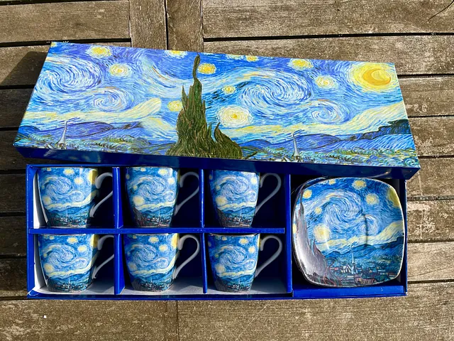 Coffret 6 tasses à café Van Gogh