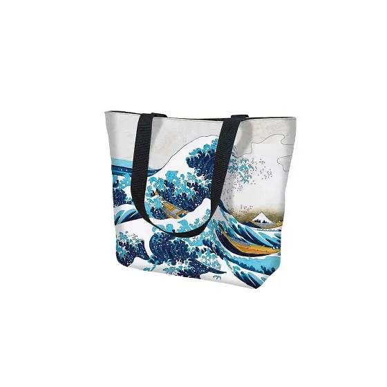 Grand cabas Hokusai en tissus