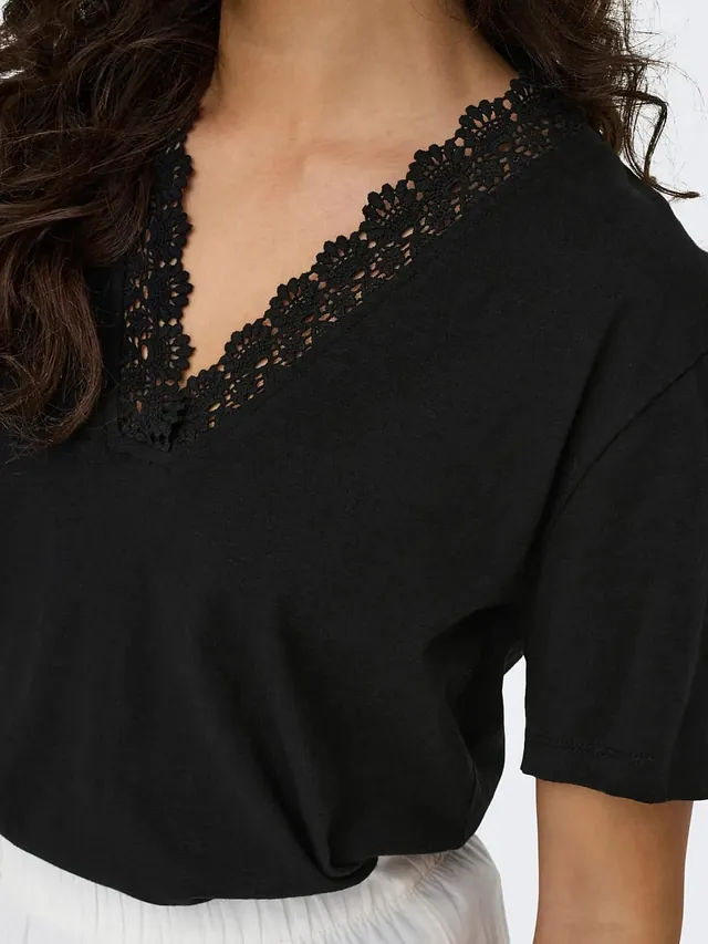 top dentelle noir