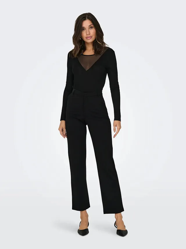 pantalon classe droit noir